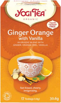 Yogi Tea Zázvor Pomeranč s vanilkou BIO 17 x 2.2 g