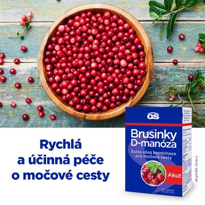 Cemio GS Brusinky & D-manóza Akut 20 tablet
