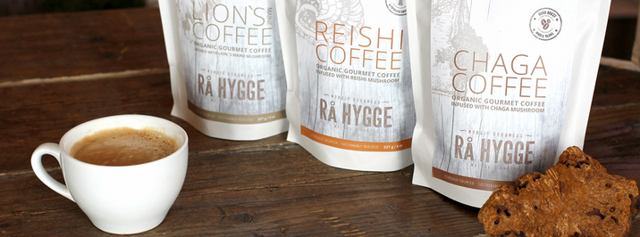 RA Hygge BIO zrnková káva Peru Arabica REISHI 227 g
