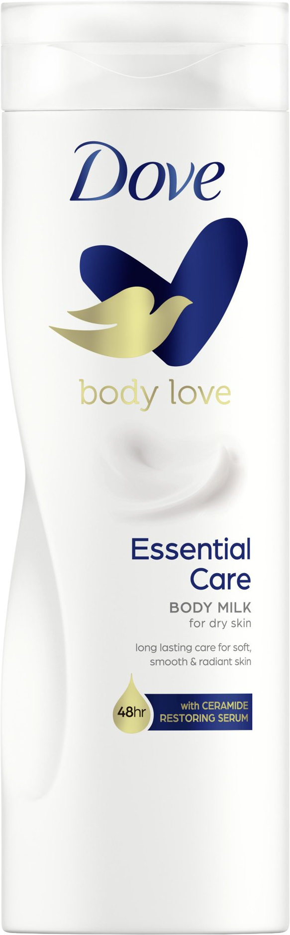 Dove Essential care tělové mléko pro suchou pokožku 400 ml