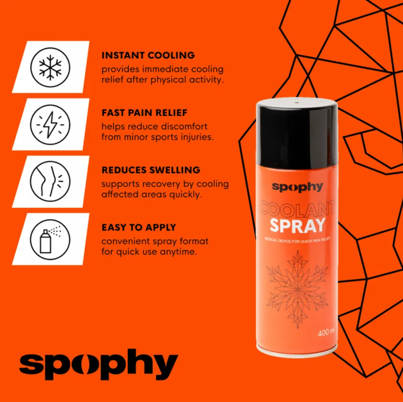 Spophy Coolant Spray Chladicí sprej 400 ml