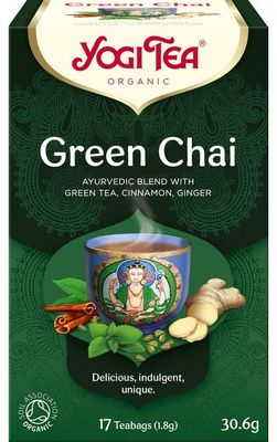 Yogi Tea Bio Zelený chai sáčky 17 sáčků