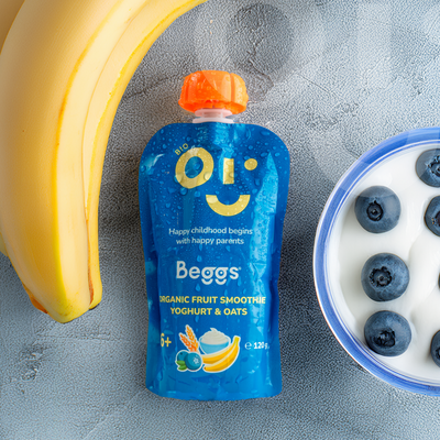 Beggs BIO Smoothie s ovocem, jogurtem a ovesnými vločkami 120 g