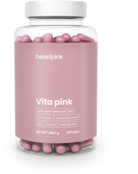 BeastPink Multivitamín Vita Pink 120 tobolek