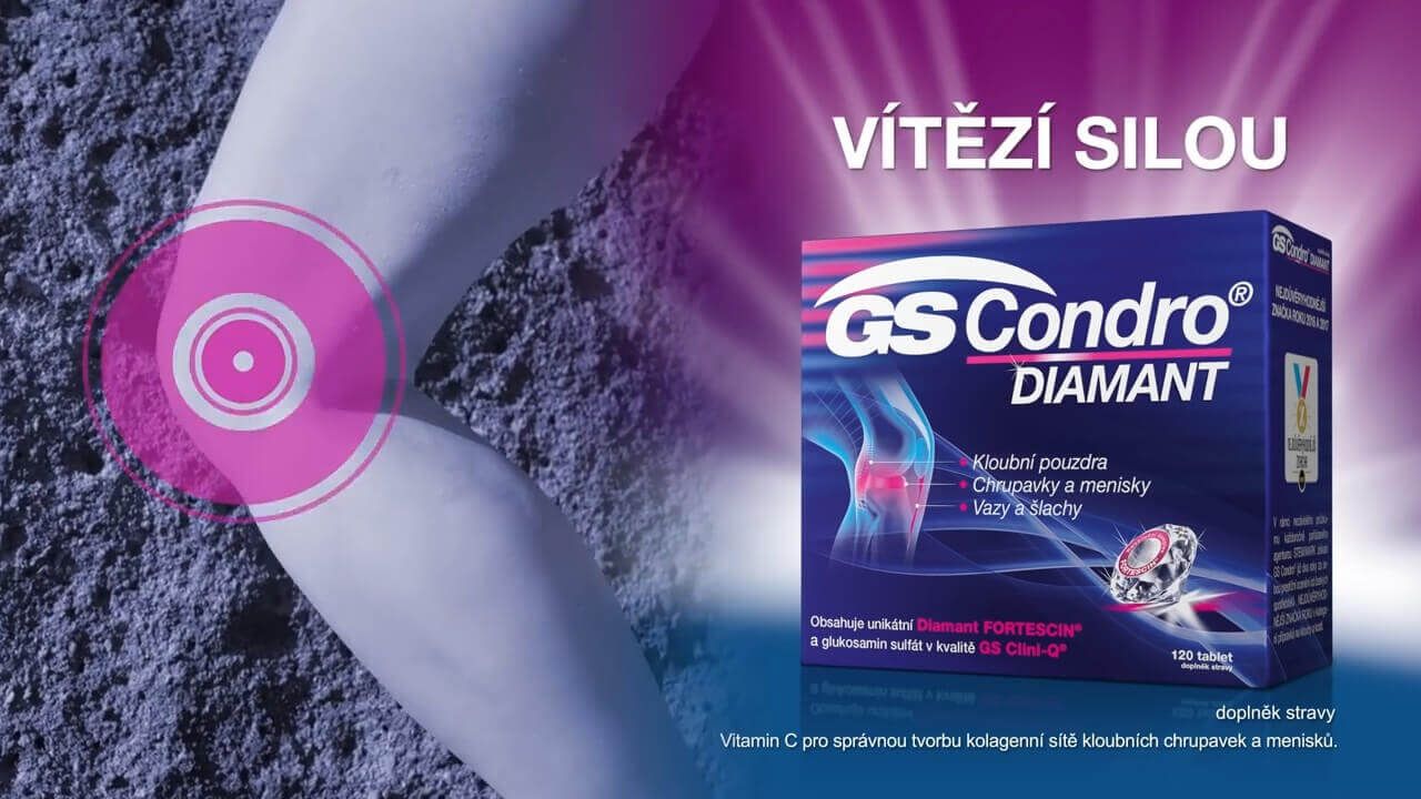 Nastartujte i Vy své klouby s GS Condro Diamant!