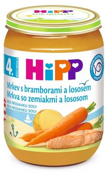 HiPP BABY Karotka s bramborami a lososem 190 g