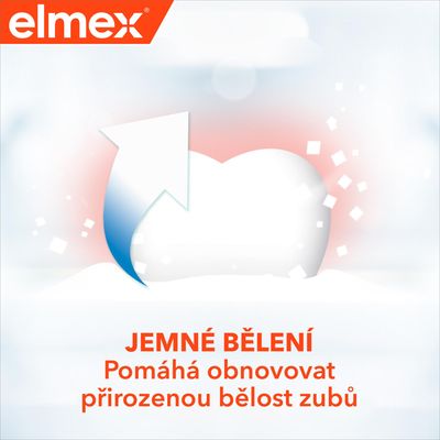 Elmex Caries Protection Gentle White zubní pasta proti zubnímu kazu triopack 3 x 75 ml