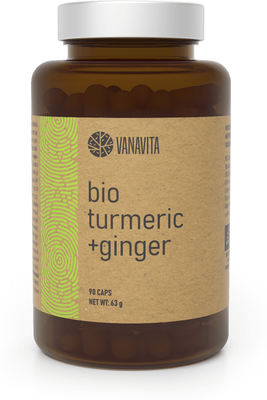 VanaVita Bio Kurkuma + Zázvor 90 ks