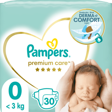 Pampers Premium Care Velikost 0, 30 ks