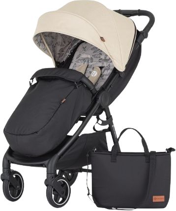 Petite&Mars Kočárek sportovní Royal3 Black Sahara Beige