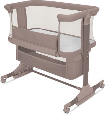 Lionelo Postýlka k rodičovské posteli 3v1 Jodie Beige Taupe 1 ks