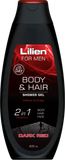 Lilien Sprchový šampon pro muže Dark Red 400 ml