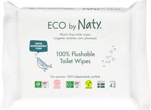 Eco by Naty Vlhčené splachovatelné ubrousky s funkcí toaletního papíru ECO bez vůně 42 ks