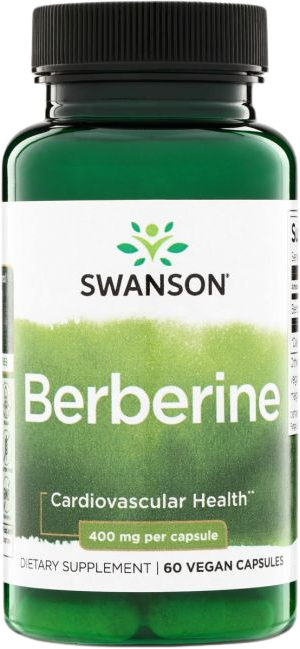 Swanson Berberin 400mg 60 kapslí