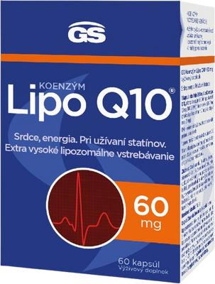 GS Koenzym Lipozomální Q10 60 mg 60 kapslí