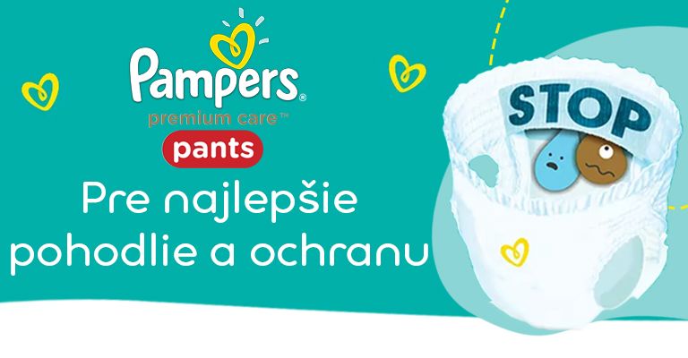  Plienkové nohavičky Pampers Premium Care Pants, dieťa, plienky