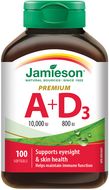 Jamieson Vitamíny A a D Premium 10000 IU / 800 IU 100 kapslí