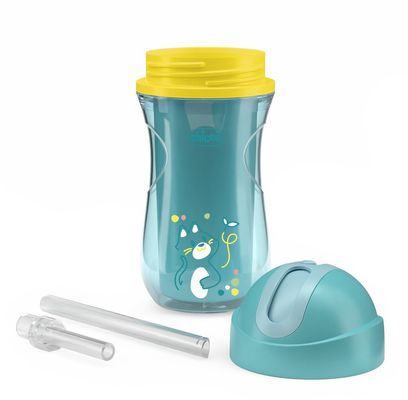 Chicco Hrneček Sport se slámkou teal, 14m+ 266 ml