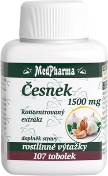 MedPharma Česnek 1500 mg 107 kapslí