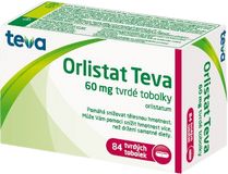 Orlistat Teva 60 mg 84 tobolek
