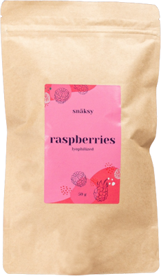 Snäksy Maliny lyofilizované celé 50 g