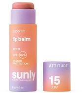 Attitude 100% minerální ochranný balzám na rty (SPF 15) s vůní kokosu 8.5 g