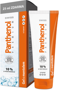 Panthenol 10%Swiss premium gel s mentolem 125 ml