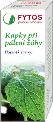 Kapky při pálení žáhy