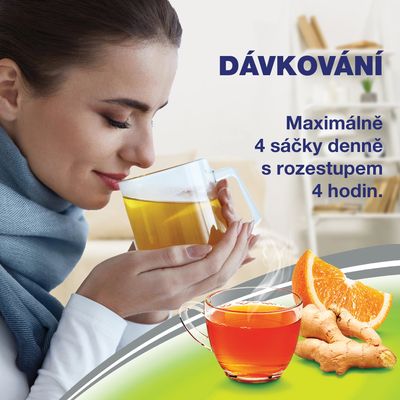 Paralen Grip Horký nápoj pomeranč a zázvor 12 sáčků