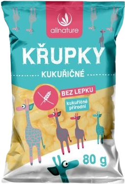 Allnature Křupky kukuřičné 80 g