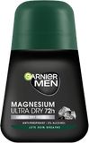 Garnier Men Magnesium Ultra Dry 72H pánský antiperspirant roll-on 50 ml