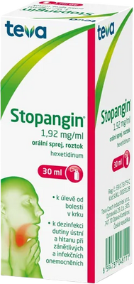 Stopangin orální sprej 1,92mg/ml 30 ml