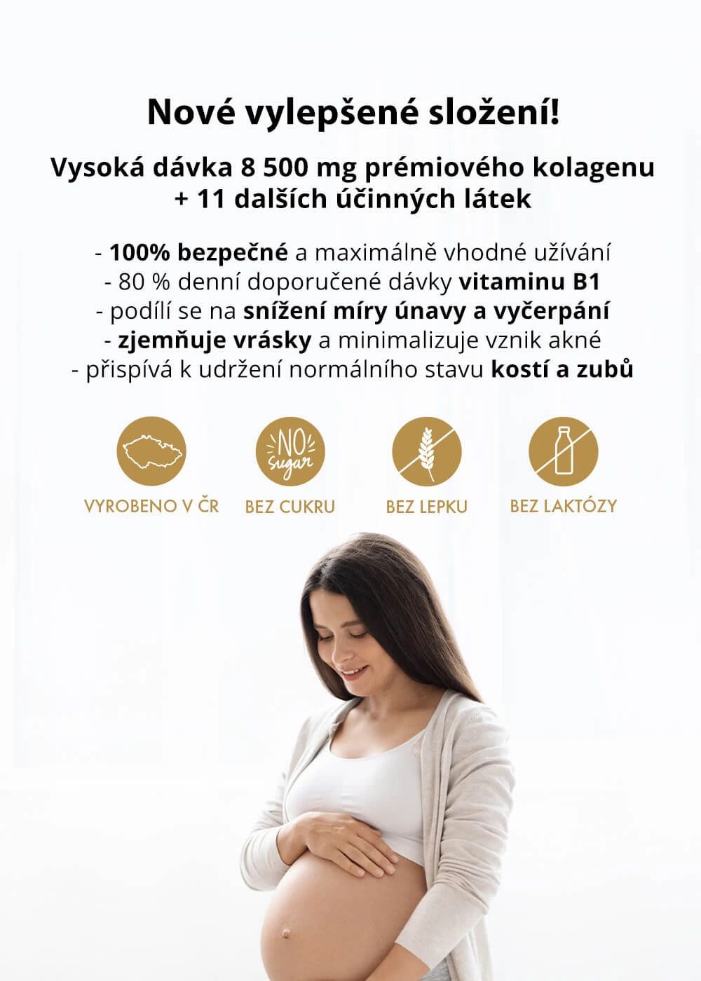 Venira kolagenový drink pro těhotné a kojící maminky mix příchutí 30 x 10.8 g