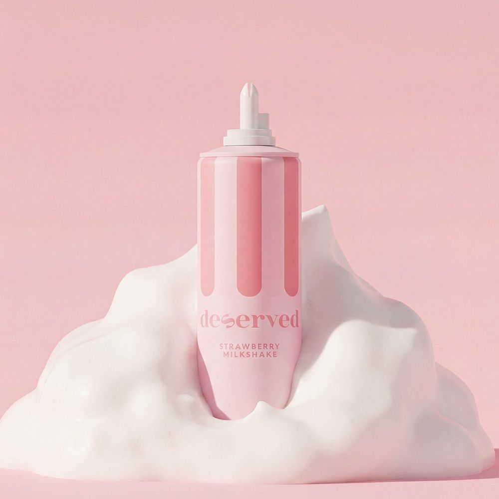 Deserved Whipped Foam Strawberry Milkshake 250 ml