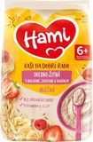 Hami Kaše mléčná ovesno-žitná s banánem, jahodami a malinami 210 g