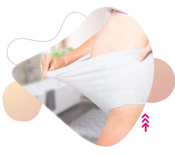poporodní kalhotky, hygiena, maminka, těhotenství, porod