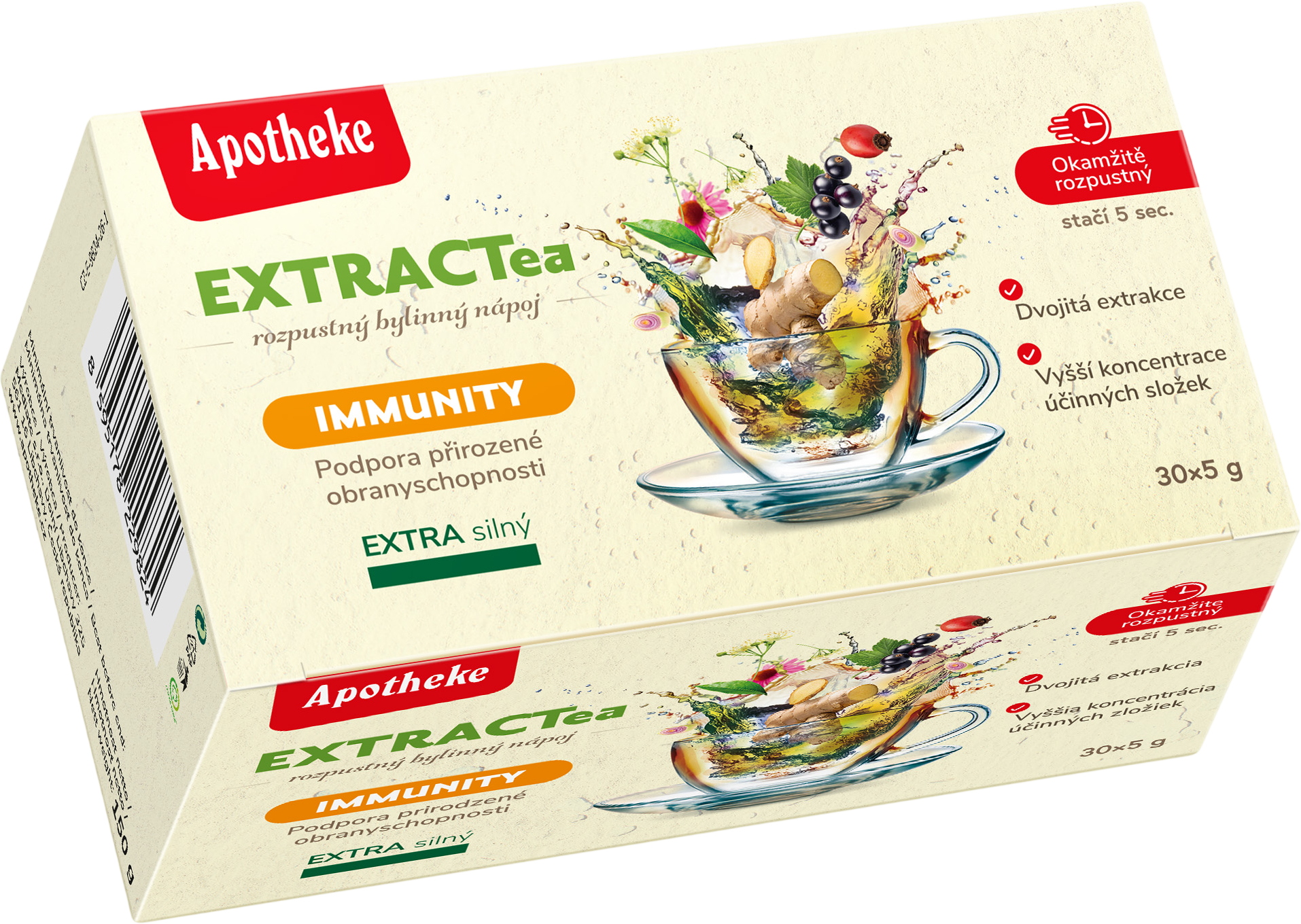 Apotheke EXTRACTea Immunity 30 x 5 g