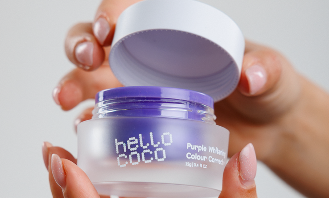 Hello Coco Barevný korektor na bělení zubů prášek 12 g