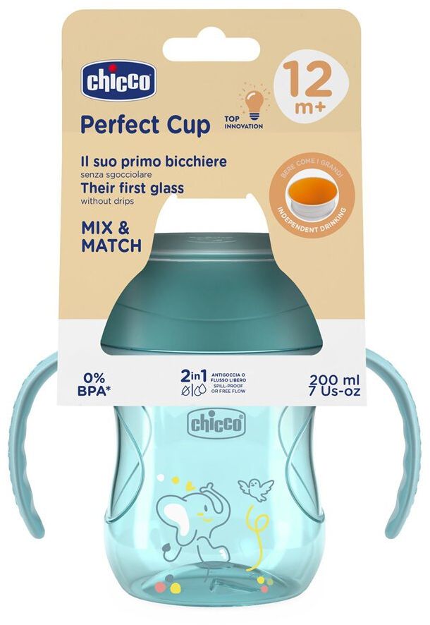 Chicco Hrneček 360 Perfect X s držadly teal, 12m+ 200 ml
