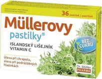 Müllerove pastilky s islandským lišejníkem bez cukru 36 pastilek