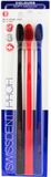 Swissdent Colours Trio Soft - Medium / black&black, light red&red, black&red