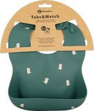 Petite&Mars Bryndák silikonový Take&Match Green Dinos 6m+