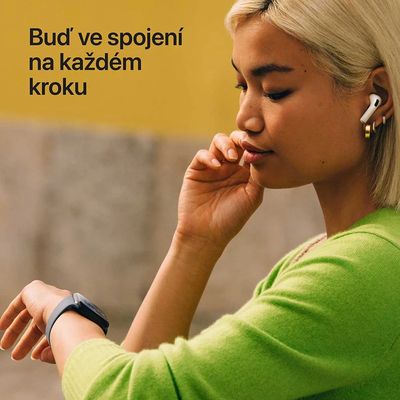 Apple Watch SE 3 GPS 40mm Hliníkové pouzdro Starlight se sportovním řemínkem Starlight - S/M