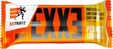 Extrifit Exxe Iso Protein Bar 31% - arašídy a karamel 65 g
