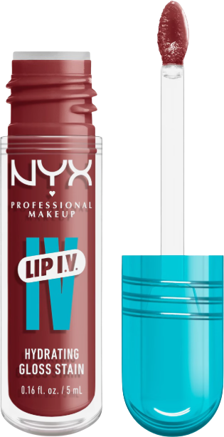 NYX Professional Makeup Lip IV Hydrating Gloss Stain, 08 Drippin' In Rose 5 ml