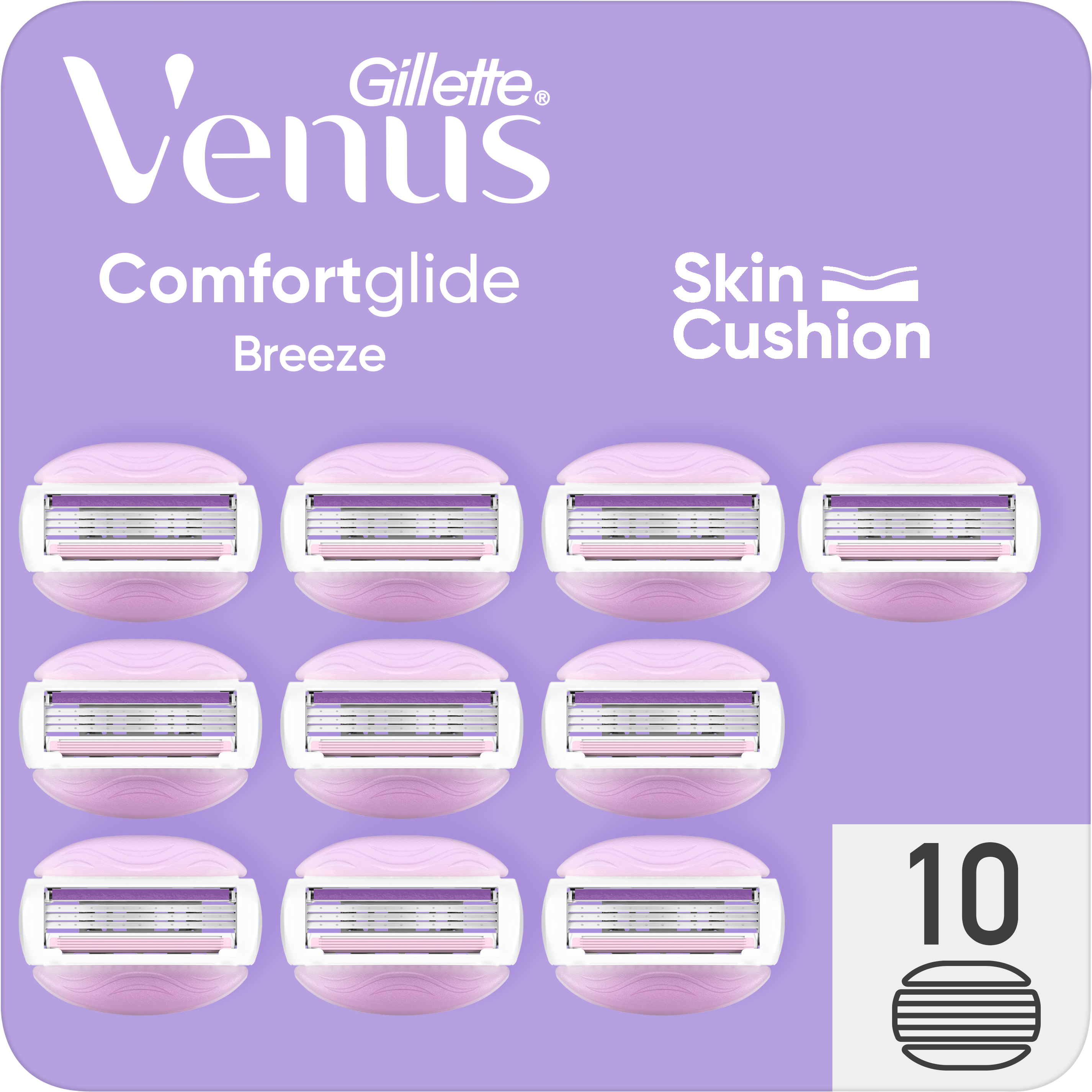 Gillette Venus ComfortGlide Breeze hlavice holicího strojku 10 ks