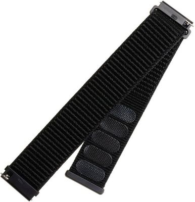 Fixed Nylonový řemínek Nylon Strap s šířkou 22 mm pro smartwatch, černý