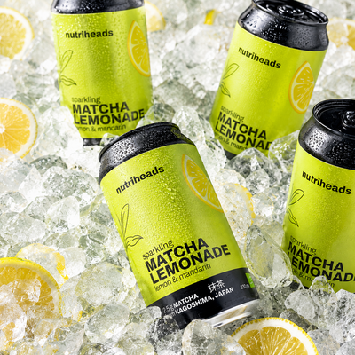 Nutriheads Matcha Lemonade BIO citron a mandarinka 330 ml