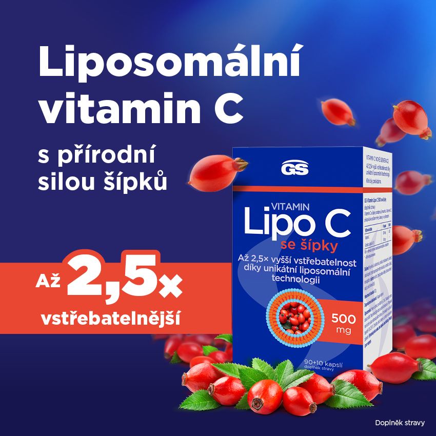 GS Vitamin Lipo C 500mg se šípky