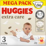 Huggies® Extra Care 3 BOX 96 ks